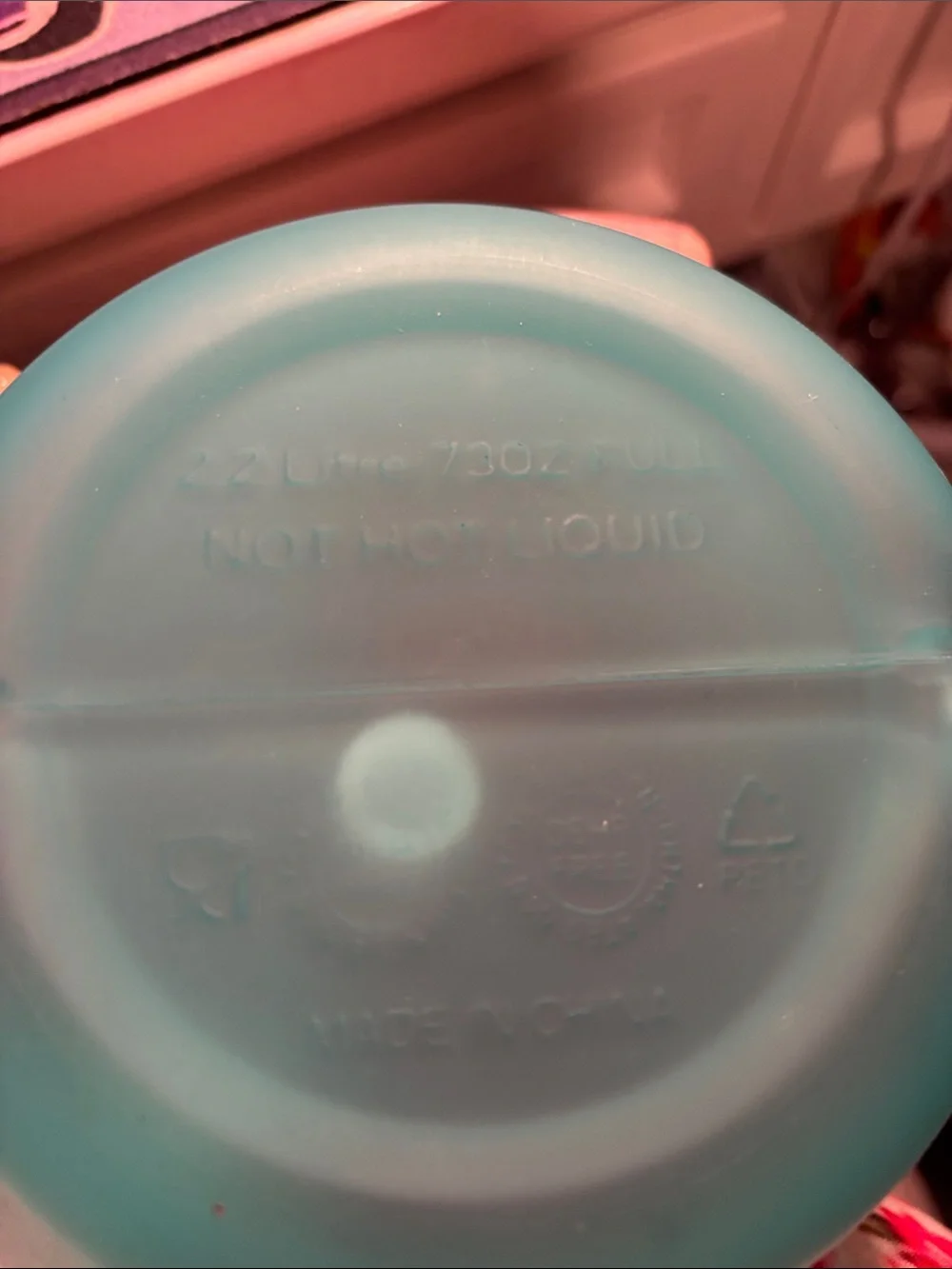 NWT 73 oz Motivational Hydro Jug Blue & Pink